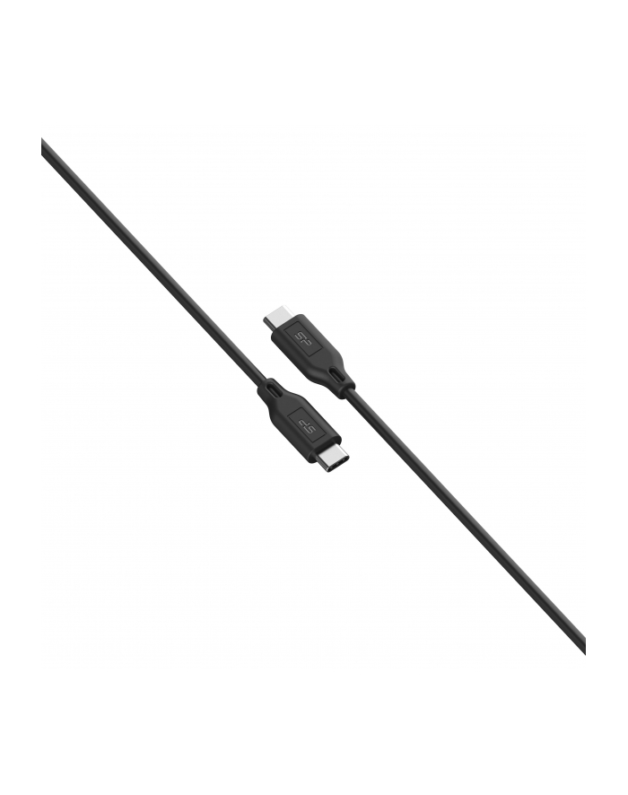 Kabel Silicon Power Boost Link PVC LK15CC PD/QC30 USB-3 - USB-C  Black  1m główny