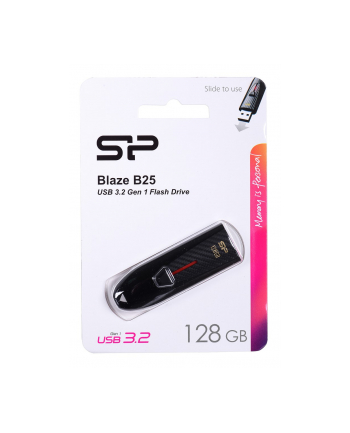 Pendrive Silicon Power Blaze B25 128GB USB 31 kolor czarny