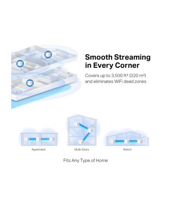 tp-link System WiFi Mesh Halo H30G AC1300 3-pak
