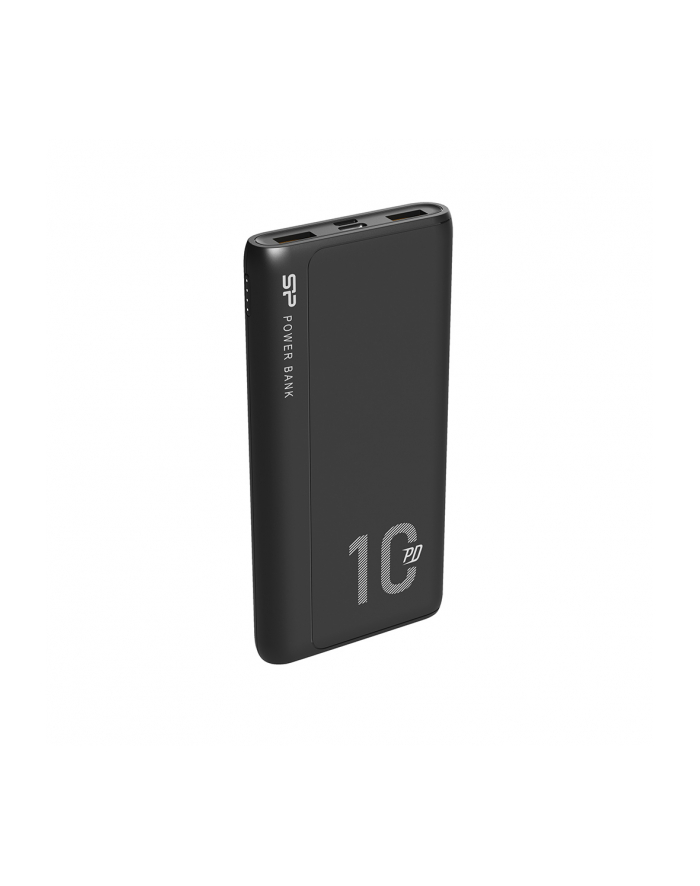 Powerbank Silicon Power QP15 10000mAh QC30+PD 2xUSB A  1x mUSB  + 1x USB C  czarny główny