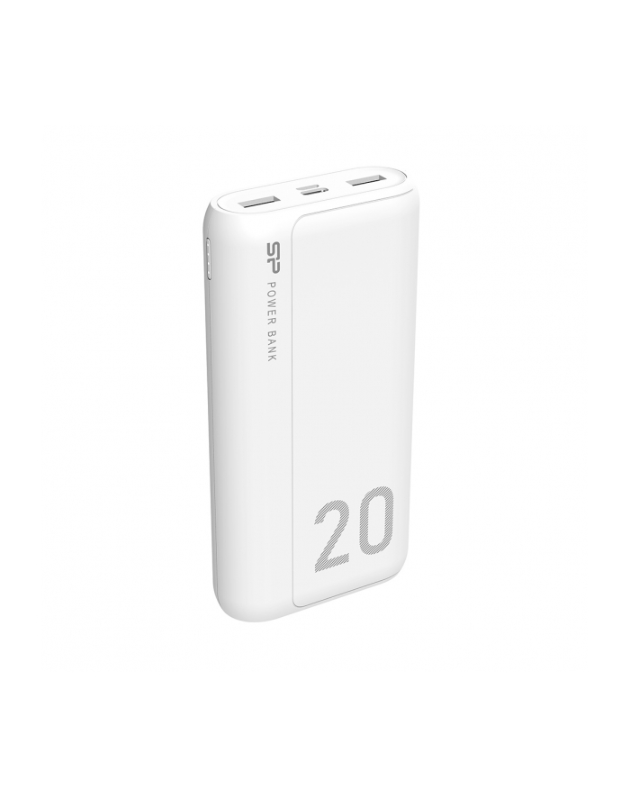 Powerbank Silicon Power GS15 20000mAh 2xUSB A  1x mUSB + 1x USB C  biały główny