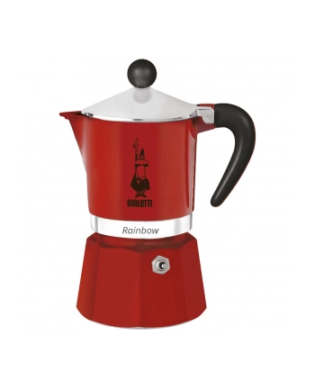 Bialetti kawiarka Rainbow 6tz czerwona