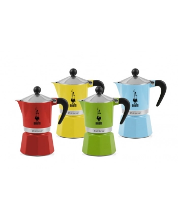 Bialetti kawiarka Rainbow 3tz błękitna