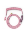 Glorious PC Gaming Race Coiled Cable Prism Pink, USB-C to USB-A Spiralcable - 1,37m, pink - nr 3