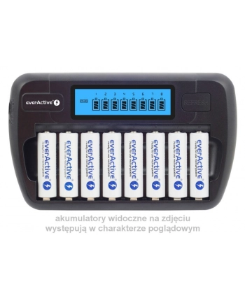 everactive Ładowarka akumulatorowa NC-800 do 8 akumulatorków AA/AAA