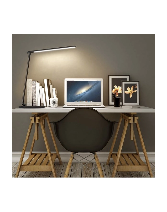 aukey LT-T10 Black lampa biurkowa LED dotykowa | 12W | 3000-6500K | 7 poziomów ściemniania | 5 trybów świecenia główny