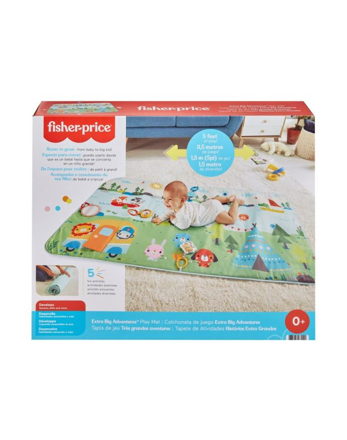 Fisher-Price Wielkie Przygody duża mata do zabawy GXR53 p2 MATTEL główny