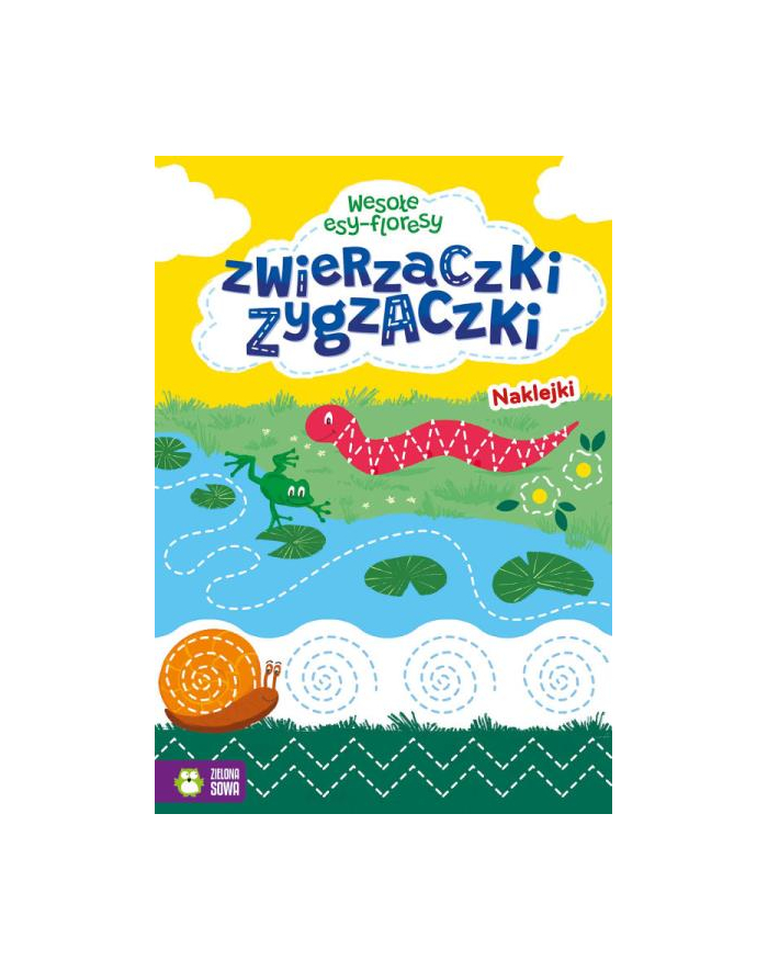Książka Wesołe esy-floresy. Zygzaczki zwierzaczki. ZIELONA SOWA główny
