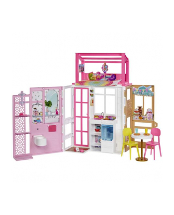 Barbie Kompaktowy domek dla lalek HCD47 MATTEL