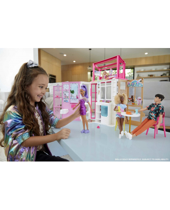 Barbie Kompaktowy domek dla lalek HCD47 MATTEL