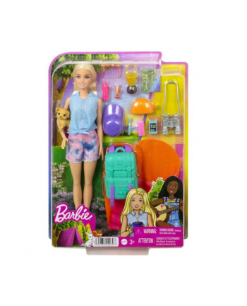Barbie Kemping Malibu Lalka + akcesoria HDF73 p4 MATTEL