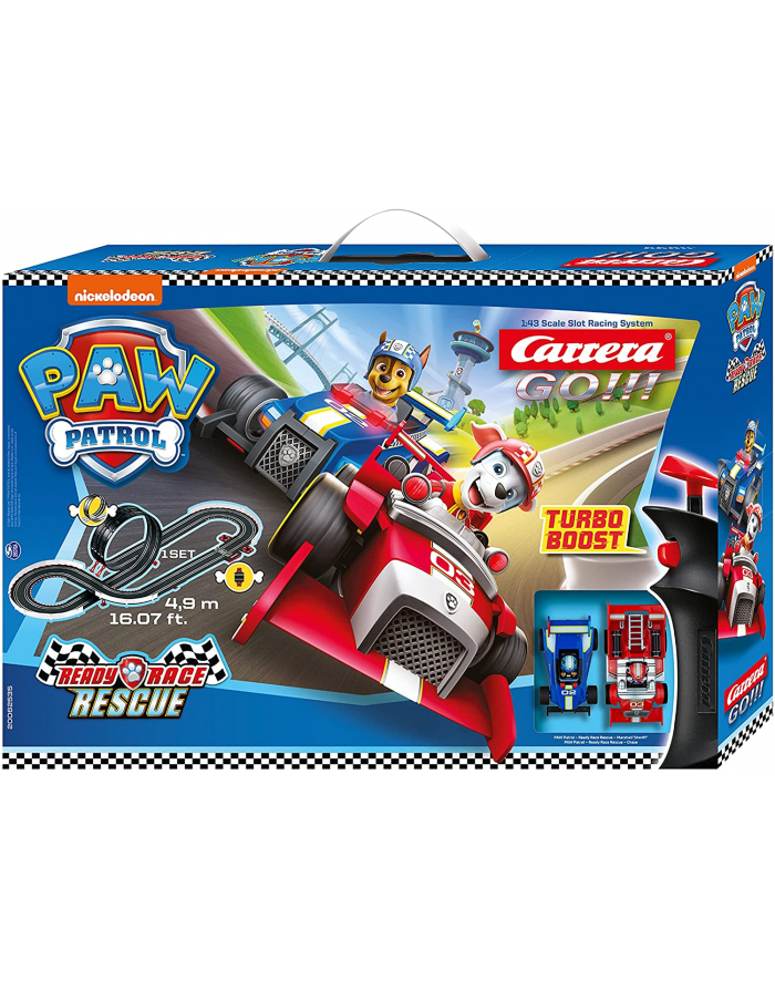 carrera toys Tor GO!!! PAW PATROL Psi Patrol - Ready Race Rescue 4,9m 62535 Carrera główny