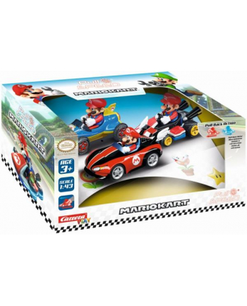 stadlbauer Samochód Mario Kart Mario 3pack (Wii, MK8, Mach 8) 13016 Carrera