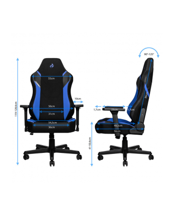 Gaming chair Nitro Concepts X1000 Black/Blue nr 2