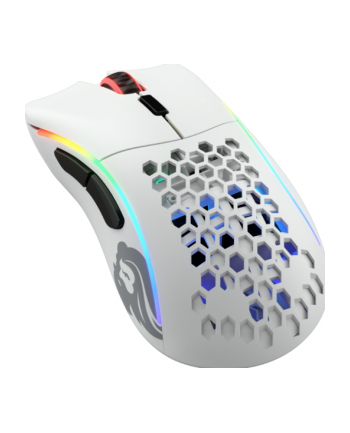 Glorious PC Gaming Mouse Race Model D- RGB Optikai Wireless Matt White