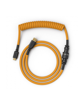 Glorious PC Gaming Race Coiled Cable Glorious Gold, USB-C to USB-A Spiralcable - 1,37m, gold