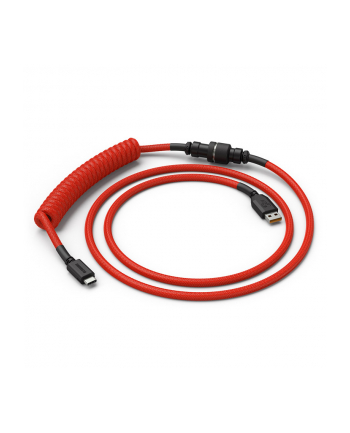 Glorious PC Gaming Race Coiled Cable Crimson Red