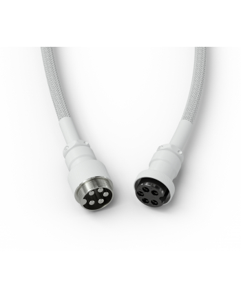 Glorious PC Gaming Race Coiled Cable Ghost White