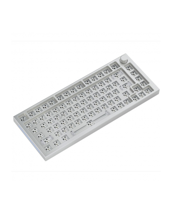 Glorious PC Gaming Race GMMK Pro White Ice 75% TKL Tastatur - Barebone, ANSI-Layout, srebrny nr 2
