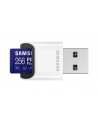 SAMSUNG PRO Plus 256GB microSDXC UHS-I U3 160MB/s Full HD 4K UHD memory card including USB card reader - nr 13