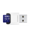 SAMSUNG PRO Plus 512GB microSDXC UHS-I U3 160MB/s Full HD 4K UHD memory card including USB card reader - nr 1
