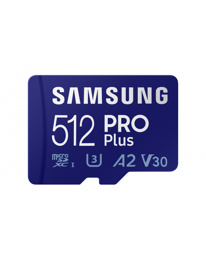 SAMSUNG PRO Plus 512GB microSDXC UHS-I U3 160MB/s Full HD 4K UHD memory card including USB card reader główny