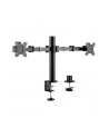 LOGILINK BP0106 Uchwyt na dwa monitory 17–32inch regulowana długość ramienia - nr 1