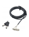 DICOTA Security Cable Nano Lock Ultra Slim Keyed 2.5x6 mm slot Kolor: CZARNY - nr 1
