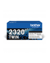 BROTHER TN2320 TWIN-pack Kolor: CZARNY toners BK 2600pages/cartridge - nr 14