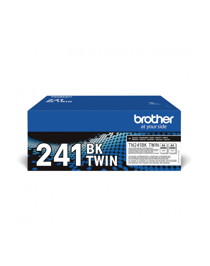 BROTHER TN241BK TWIN-pack Kolor: CZARNY toners BK 2500pages/cartridge główny