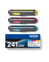 BROTHER TN241C/M/Y rainbow pack multi pack toners C/M/Y 1400pages/cartridge - nr 21