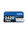 BROTHER TN2420 TWIN-pack Kolor: CZARNY toners BK 3000pages/cartridge - nr 14
