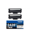 BROTHER TN2420 TWIN-pack Kolor: CZARNY toners BK 3000pages/cartridge - nr 3