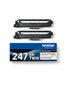 BROTHER TN247BK TWIN-pack Kolor: CZARNY toners BK 3000pages/cartridge - nr 14