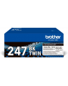 BROTHER TN247BK TWIN-pack Kolor: CZARNY toners BK 3000pages/cartridge - nr 23
