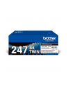 BROTHER TN247BK TWIN-pack Kolor: CZARNY toners BK 3000pages/cartridge - nr 32