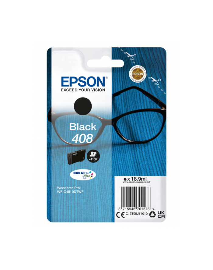 EPSON Singlepack Black 408 DURABrite Ultra Ink główny