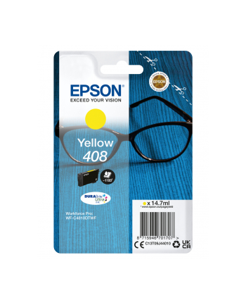 EPSON Singlepack Yellow 408 DURABrite Ultra Ink