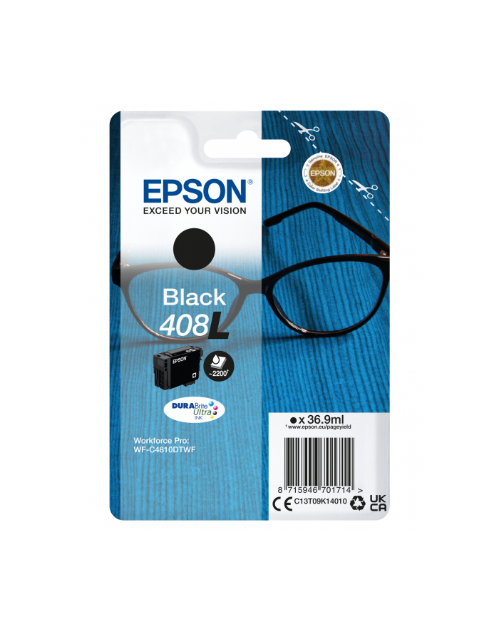EPSON Singlepack Black 408XL DURABrite Ultra Ink główny