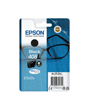 EPSON Singlepack Black 408XL DURABrite Ultra Ink