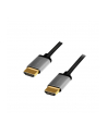 LOGILINK CHA0100 Kabel HDMI A/M do A/M 4K/60 Hz alu czarny/szary 1m - nr 1