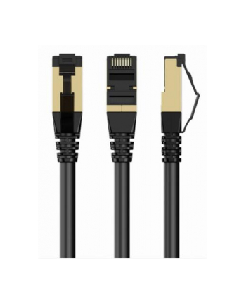 GEMBIRD PP8-LSZHCU-BK-15M S/FTP Kat. 8 LSZH patchcord czarny 15m nr 1
