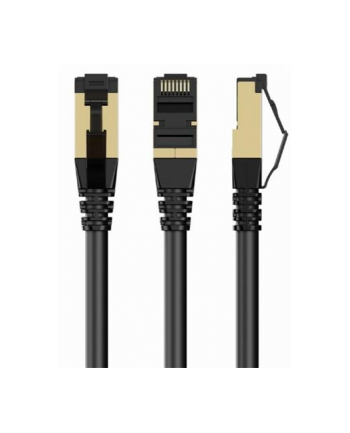 GEMBIRD PP8-LSZHCU-BK-5M S/FTP Kat. 8 LSZH patchcord czarny 5m nr 1