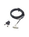 DICOTA Security Cable Nano Lock Ultra Slim Keyed 2.5x6 mm slot Kolor: CZARNY - nr 2