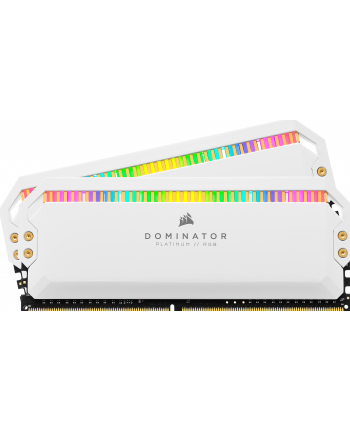 Corsair DDR4 - 32 GB -4000 - CL - 19 - Dual Kit, Dominator Platinum RGB (Kolor: BIAŁY, CMT32GX4M2K4000C19W)