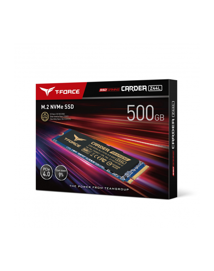 team group TEAMGROUP Cardea Zero Z44L SSD 500GB M.2 PCIe Gen3 x4 NVMe 3300/2400 MB/s główny