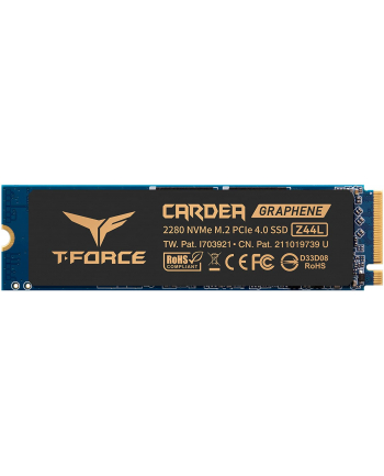 team group TEAMGROUP Cardea Zero Z44L SSD 500GB M.2 PCIe Gen3 x4 NVMe 3300/2400 MB/s