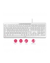D-E Layout - Cherry STREAM Keyboard Kolor: BIAŁY U - nr 38
