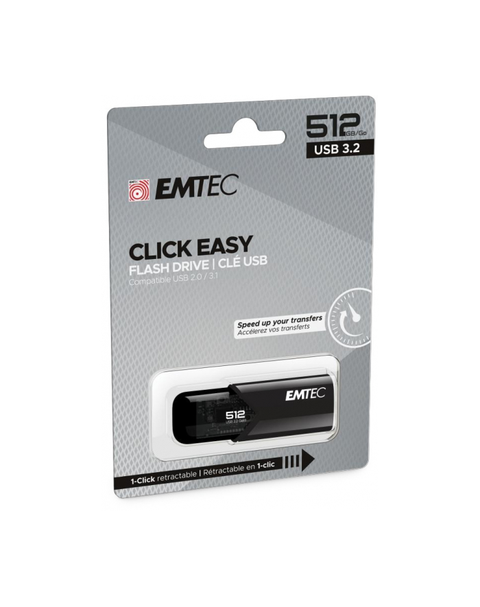 Emtec USB 512GB 20/10 B110 Kolor: CZARNY U3.2 ETC - ECMMD512GB113 główny