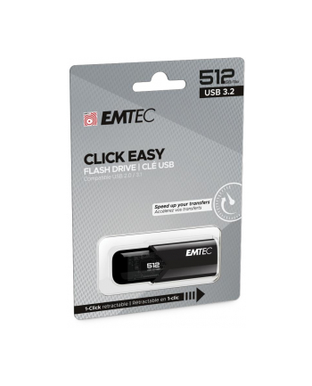 Emtec USB 512GB 20/10 B110 Kolor: CZARNY U3.2 ETC - ECMMD512GB113